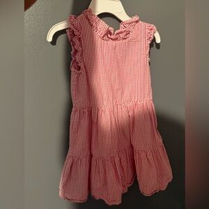 Polo by Ralph Lauren Red Striped Casual Dress